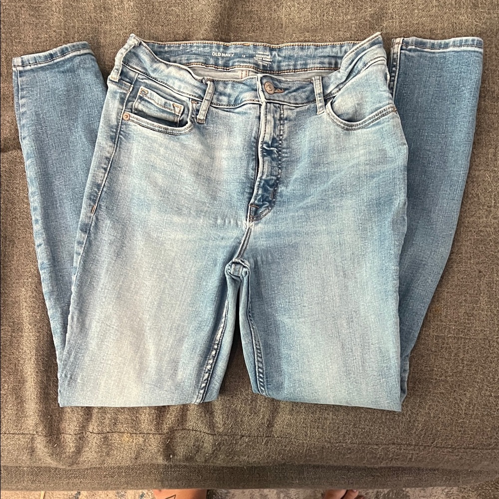 Old Navy High-Rise Light Blue Jeans
